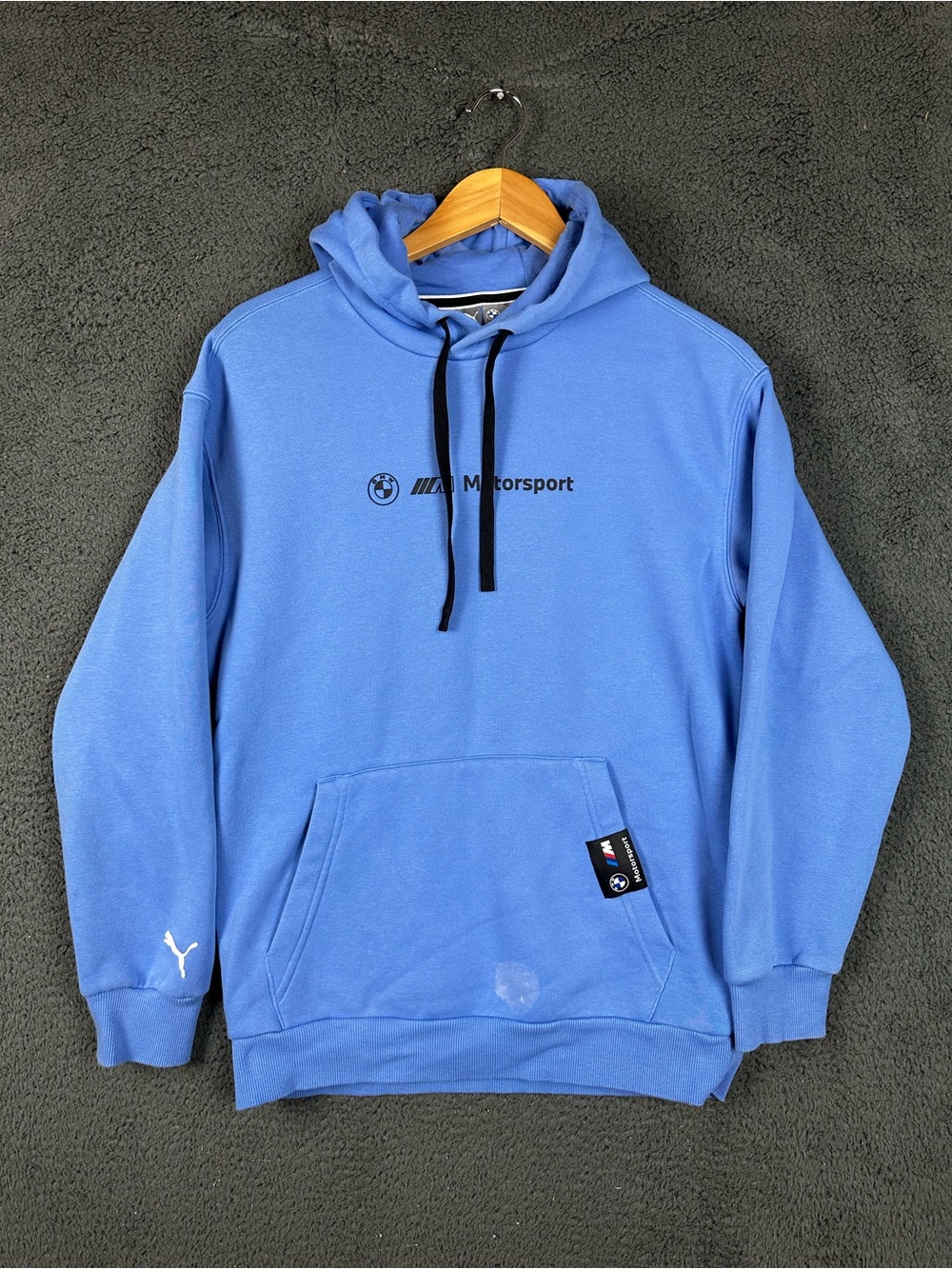 Puma BMW Motorsport Pullover Hoodie Blue Mens XS 624159-05 Sweatshirt